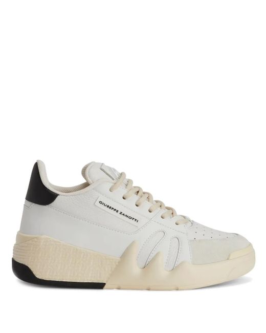 Giuseppe Zanotti Talon パネル レザースニーカー White