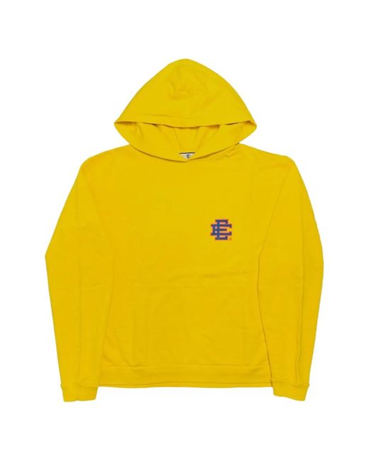 Eric Emanuel Yellow Logo-Print Hoodie for men
