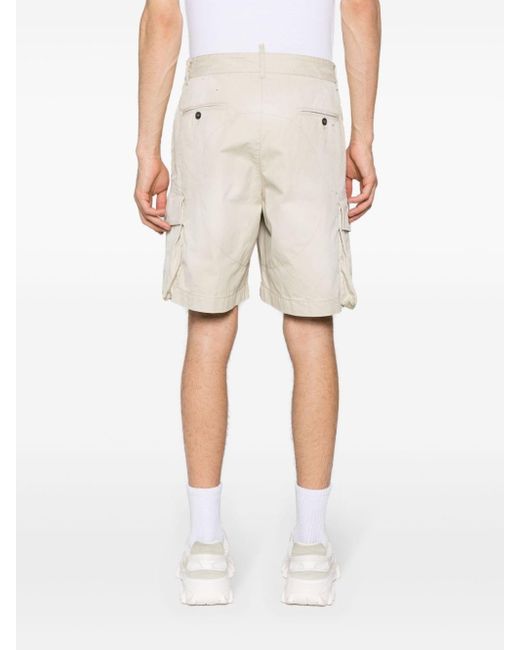 DSquared² Cargo-Shorts mit Farbklecksen in Natural für Herren