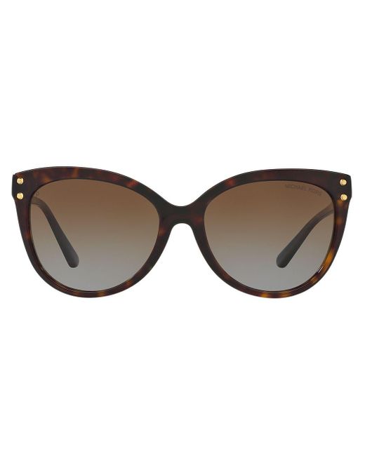 Tinted cat eye sunglasses Michael Kors en coloris Brown