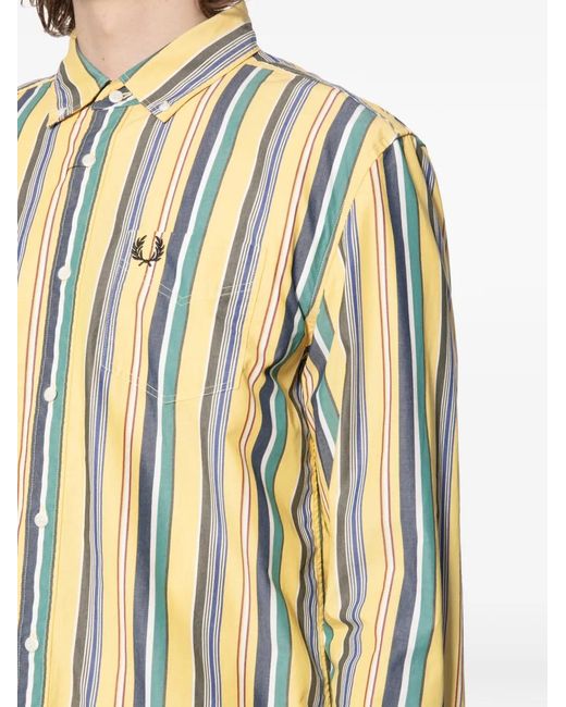 Fred Perry Metallic Striped Shirt for men