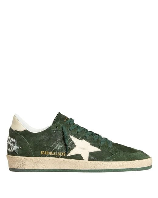 Golden Goose Deluxe Brand Green Ball Star Trainers for men