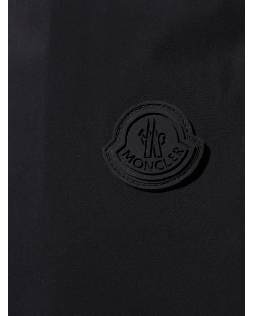 Moncler Blue Technical Zip-Pocket Trousers for men