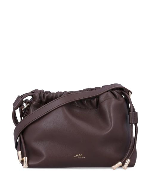 A.P.C. Brown Ninon Bucket Bag