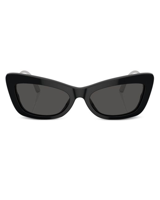 Gafas de sol Crystal con montura cat eye Dolce & Gabbana de color Black