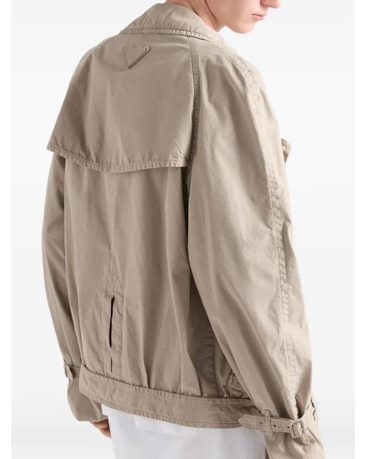 Prada Natural Buttoned Jacket for men