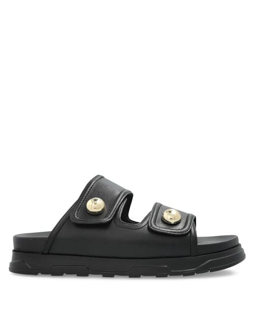 Furla Black Sphere Mule Shoes