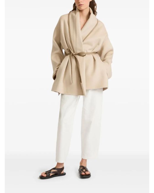 Yves Salomon Natural Double-Sided Jacket