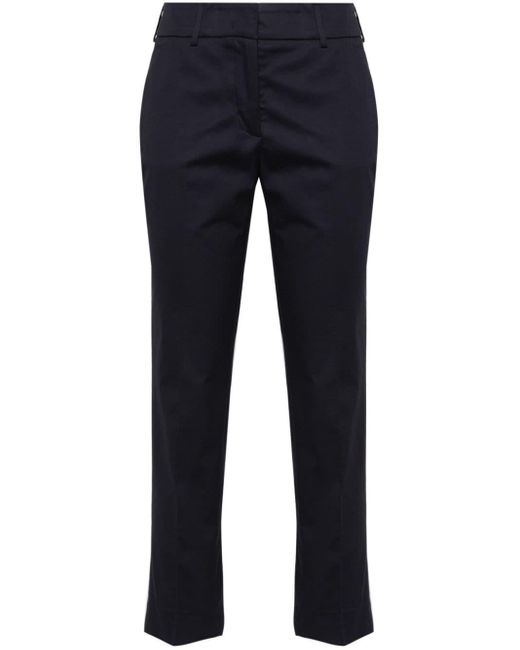 Peserico Blue Pressed-crease Trousers