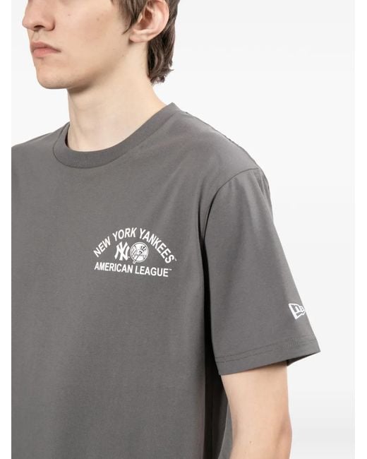 KTZ Gray Crew Neck T-Shirt for men