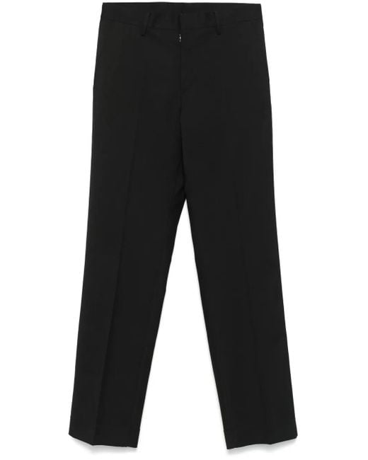 MM6 by Maison Margiela Black Inside-Out Trousers for men