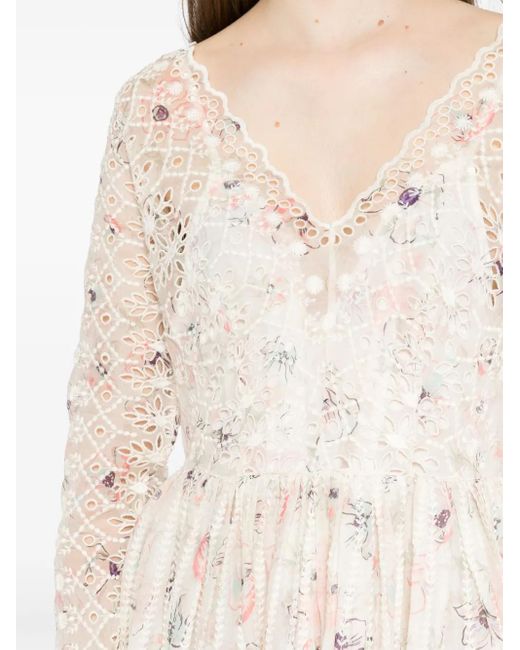 Zimmermann Halliday ミニドレス Natural