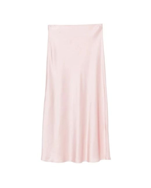 Ottod'Ame Midi-Rok in het Pink