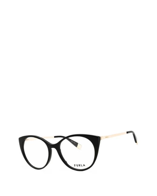 Furla Black Cat-Eye Glasses