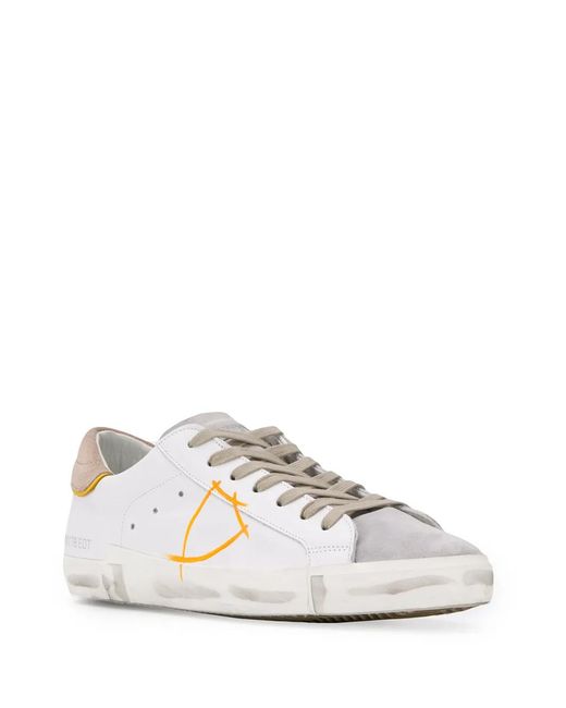 Philippe Model White Baskets Prlu for men