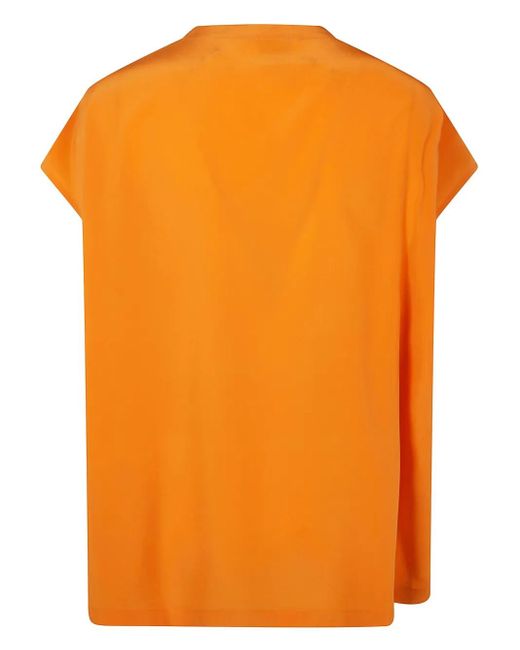 Aspesi Orange Linear Classic Top
