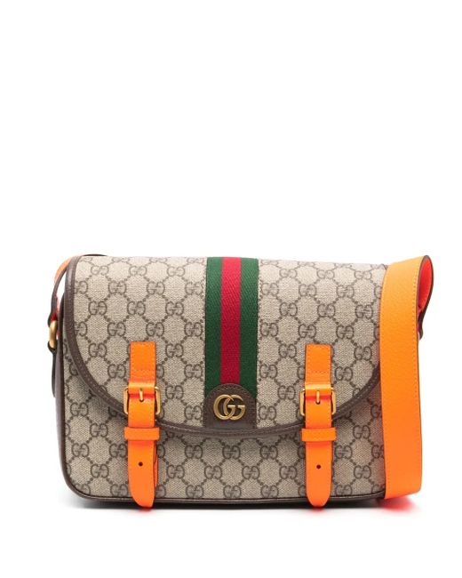 Gucci Orange Ophidia Cross Body Bag for men