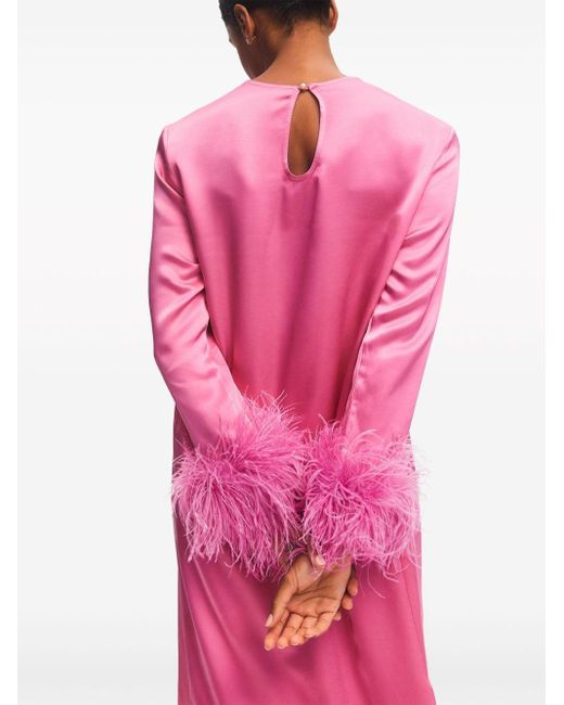 Robe longue Suzy Sleeper en coloris Pink
