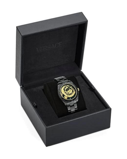 Versace Black Dv One 40Mm Watch for men