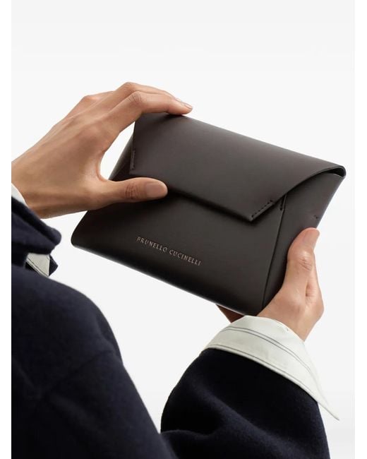 Brunello Cucinelli Gray Duo Pochette