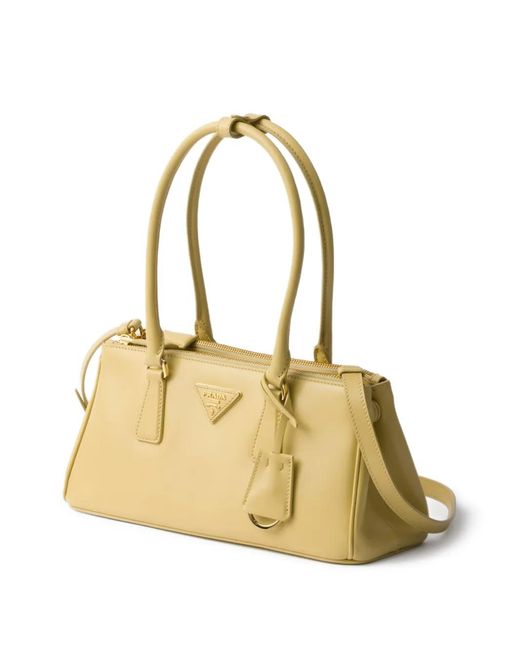 Prada Metallic Sac Cabas Galleria Médium