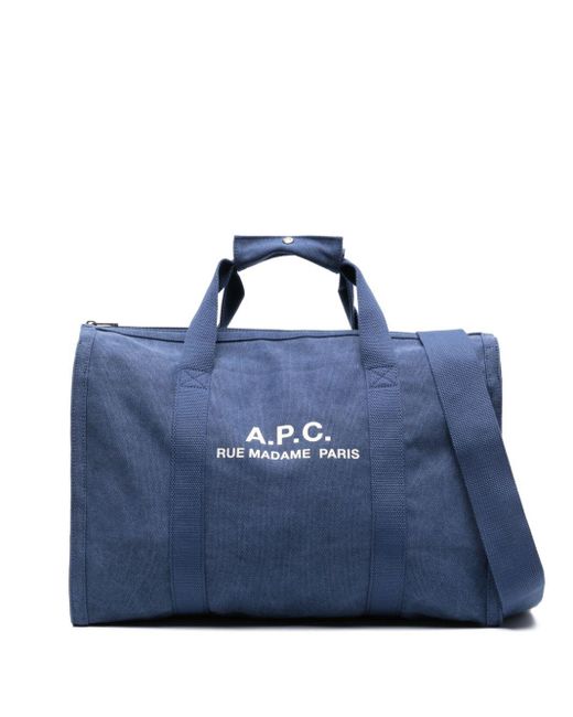 A.P.C. Récupération Canvas-Shopper in Blue für Herren