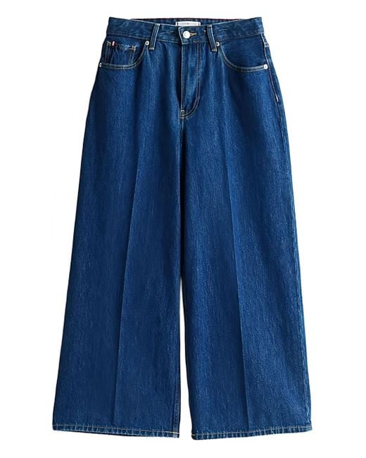 Jeans Con Applicazione Logo di Tommy Hilfiger in Blue