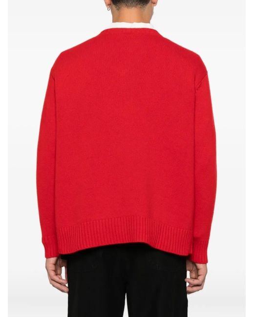 Pull À Logo Brodé Bode pour homme en coloris Red