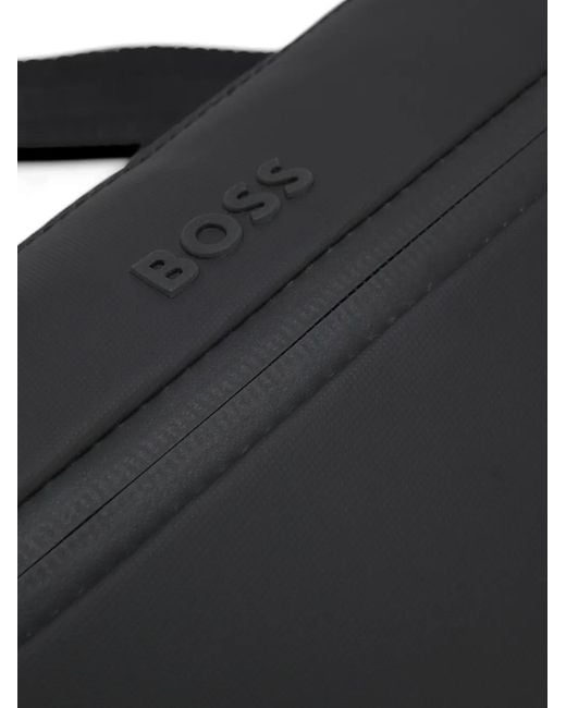 Boss Black Logo-Print Bag for men
