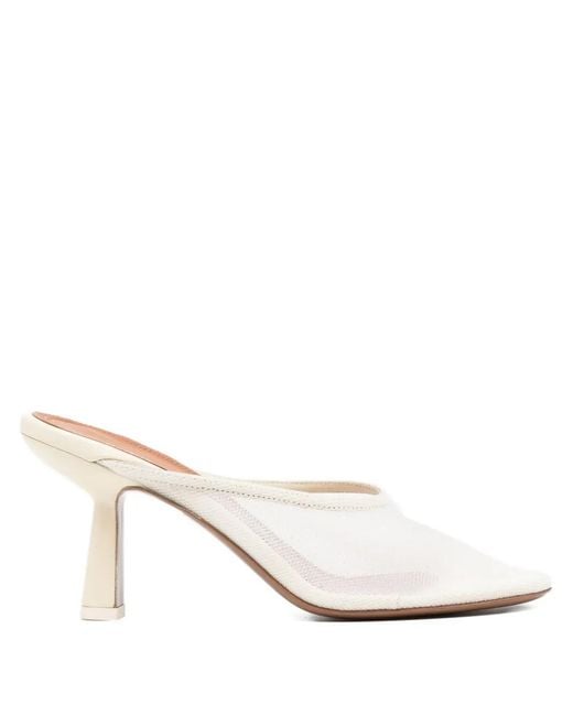 Neous White 80Mm Amalthea Mules