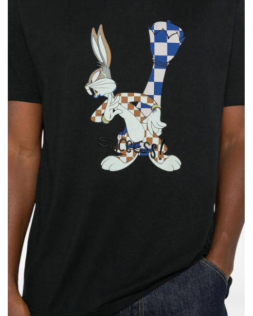 Iceberg Black X Bugs Bunny Short-Sleeve T-Shirt for men