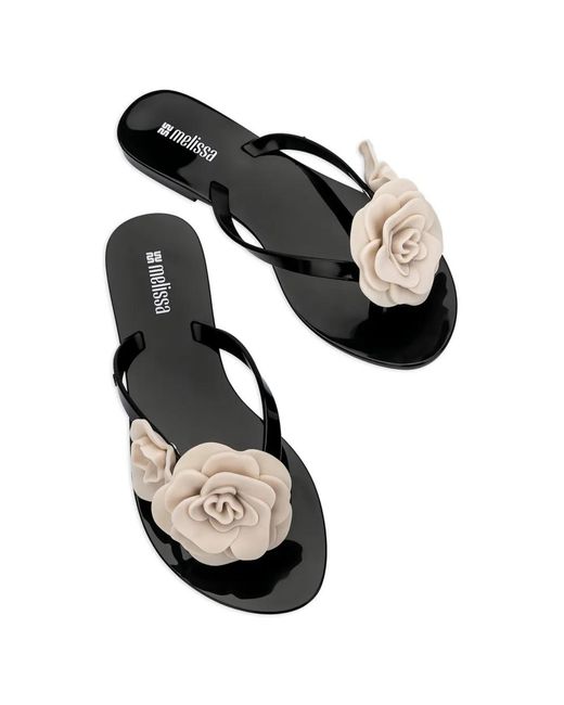 Melissa White Harmonic Springtime Flip-Flops
