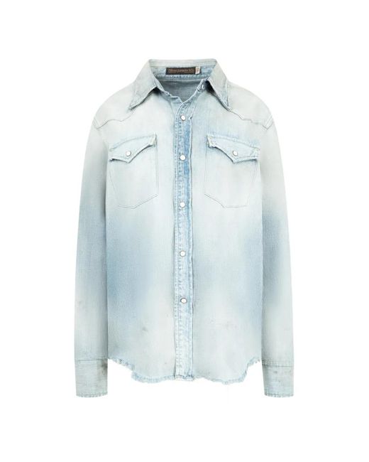 Fullcount Blue Looks That Kill Denim Shirt for men
