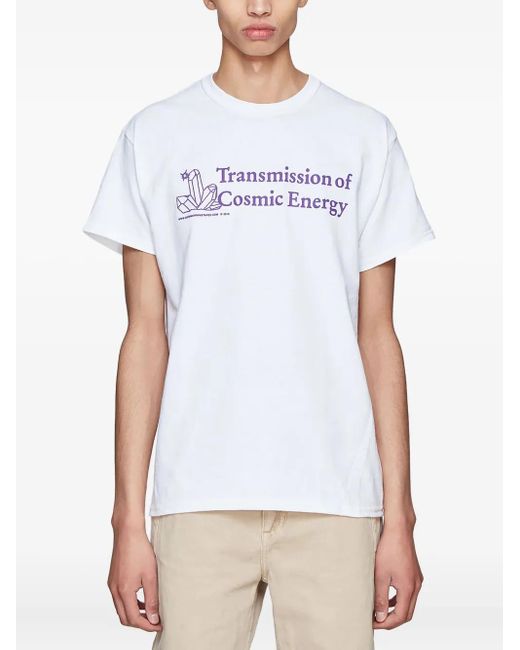 Good Morning Tapes White Transmission T-Shirt