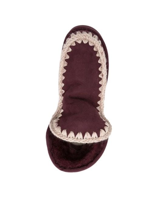Mou Purple Moni Platform Boots
