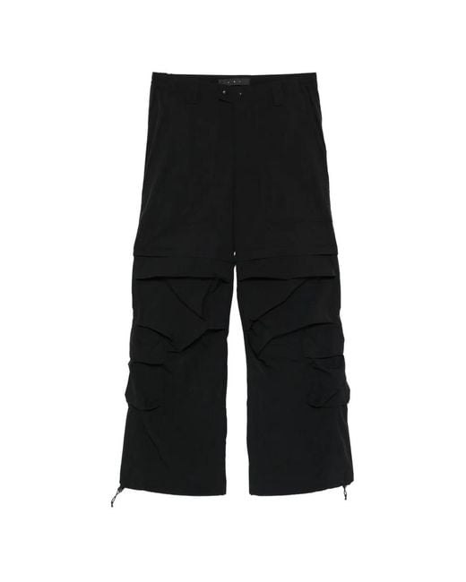 JG1 Black Belt-Loops Pants for men