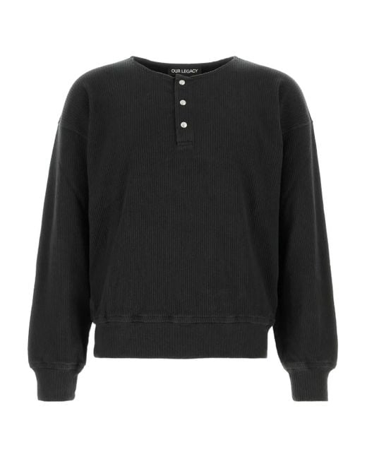 Our Legacy Slate Sweatshirt in Black für Herren