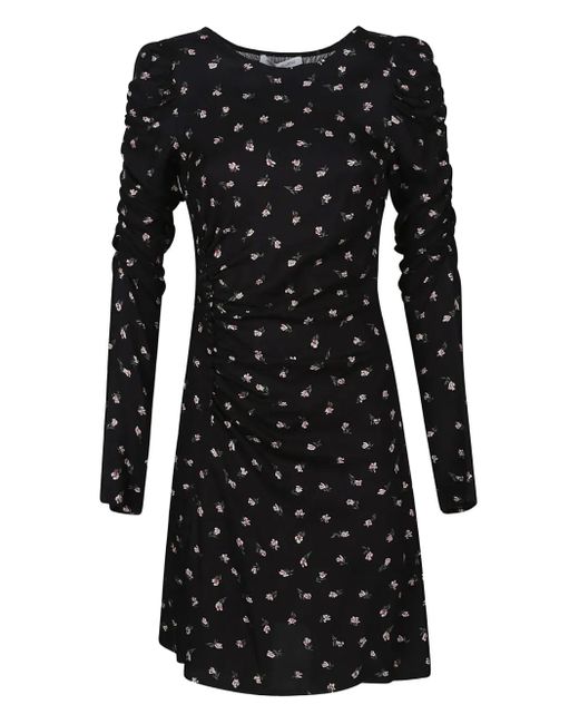 Mar De Margaritas Black Kleid mit Puffärmeln