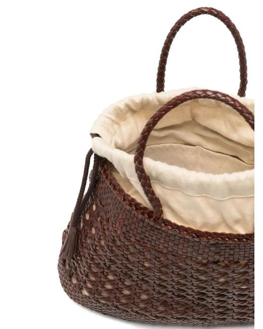 Dragon Diffusion Brown Santa Cano Interwoven Tote Bag