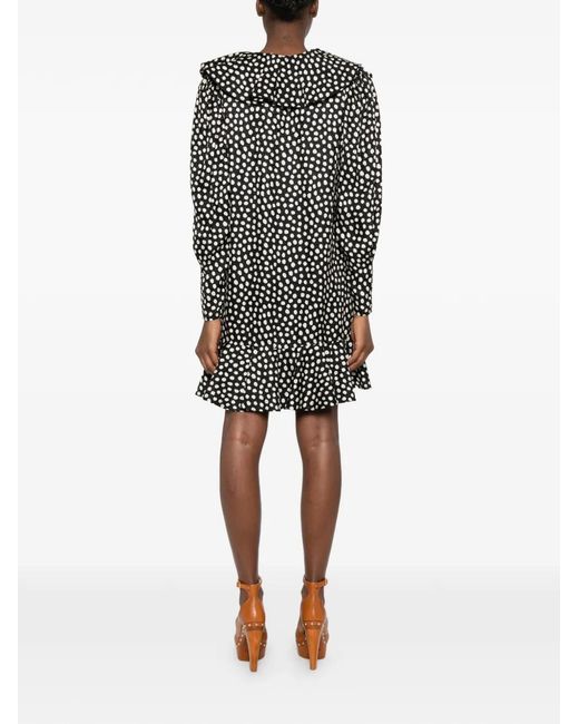 Chloé ポルカドットドレス Black