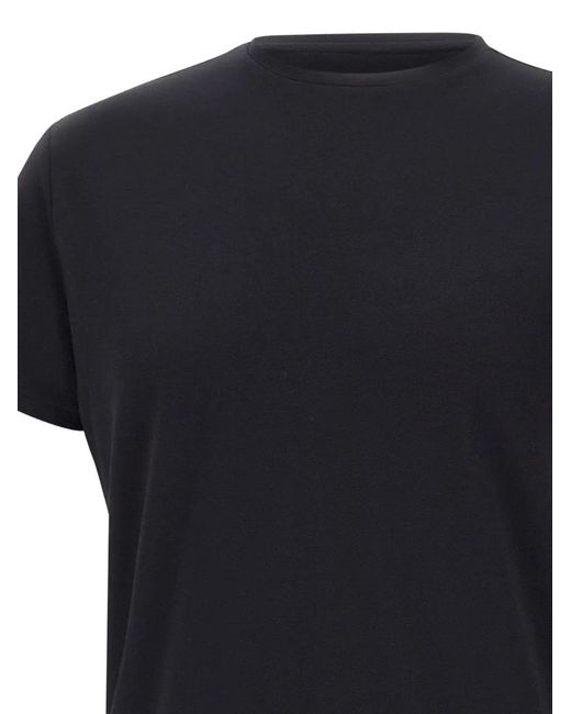 Rrd Black Macro Short-Sleeve Trim-Detail T-Shirt for men