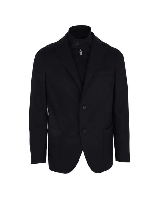 Slowear Blue Pocket Blazer for men