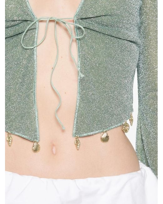 Oseree Green Lumiere Charm Shirt