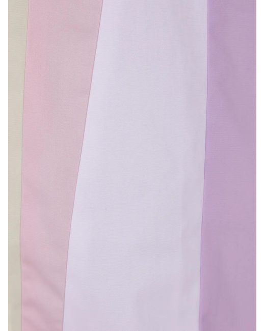 Comme des Garçons Overhemd Met Patchwork in het Purple voor heren
