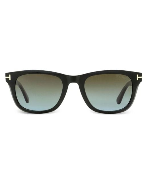 Tom Ford Green Kendel Rectangle-Frame Sunglasses for men