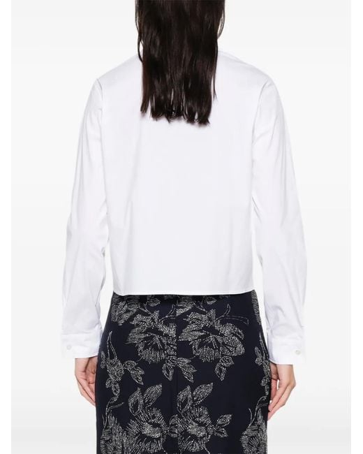 Liviana Conti White Berenica Embellished Shirt
