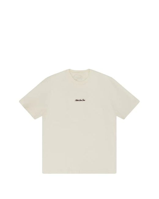 Aimé Leon Dore White Script-Logo T-Shirt for men