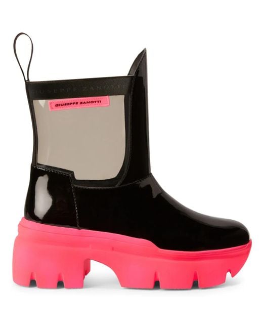 Giuseppe Zanotti Red Ankle Boots