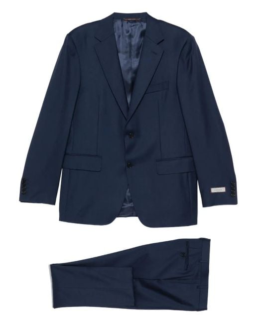 Costume En Laine Canali pour homme en coloris Blue