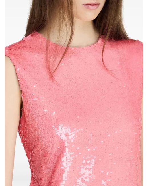 J.W. Anderson スパンコール ミニドレス Pink
